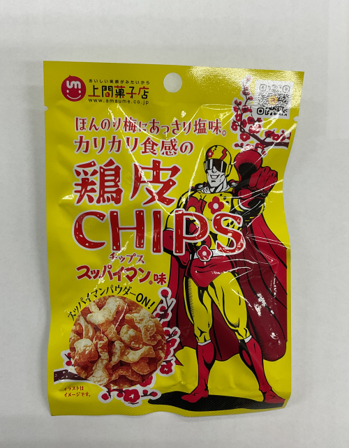 スッパイマン鶏皮チップス15g